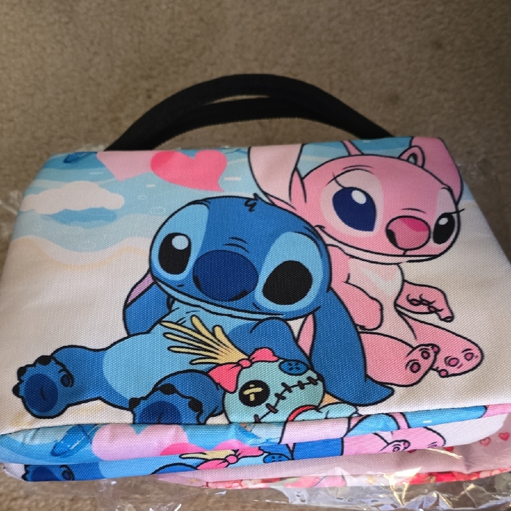 Stitch Kids Lunchbox - Blue and Pink